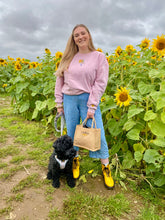 Load image into Gallery viewer, Custom Bridal Bouquet Embroidered Sweatshirt - wedding gifts for the bride or bridal party.
