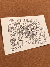 Load image into Gallery viewer, Dog Club - A5 Art Print
