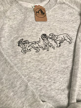 Load image into Gallery viewer, Embroidered Spaniel Sweatshirt - Gifts for spaniel lovers and owners