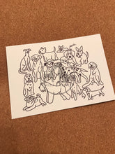 Load image into Gallery viewer, Dog Club - A5 Art Print