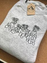 Load image into Gallery viewer, Embroidered Schnauzer Sweatshirt - For Miniature, Standard and Giant schnauzer owners