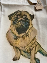 Load image into Gallery viewer, IMPERFECT OLD STOCK pug tote bag