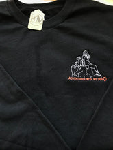Load image into Gallery viewer, Embroidered Dog Lover Sweatshirt - Adventures with my dog sweater for dog owners