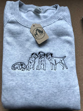 Load image into Gallery viewer, Embroidered Border Terrier Sweatshirt - Gifts for dog lovers & owners
