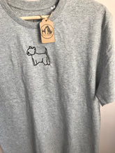 Load image into Gallery viewer, Embroidered Westie T-shirt - Gifts for west highland terrier lovers and owners