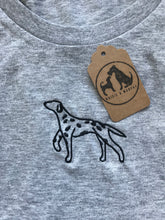Load image into Gallery viewer, Embroidered Dalmatian T-shirt - Gifts for dalmatian lovers and owners