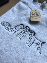 Load image into Gallery viewer, Embroidered Border Terrier Sweatshirt - Gifts for dog lovers & owners