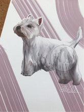 Load image into Gallery viewer, West Highland Terrier Fine Art Print by Maisie&Murphy