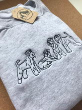 Load image into Gallery viewer, Embroidered Kerry Blue Terrier Sweatshirt - Gifts for Kerry lovers & owners