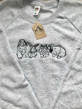 Load image into Gallery viewer, Embroidered Bunny Rabbit Sweatshirt - Gift for bunny lovers &owners