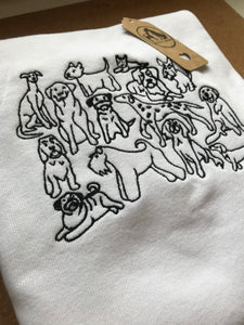 Embroidered Dog Club Hoodie for dog lovers