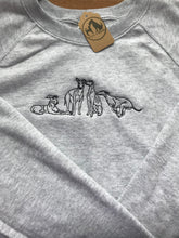Load image into Gallery viewer, Embroidered Greyhound, Whippet, Lurcher, Sighthound, Galgo Sweatshirt