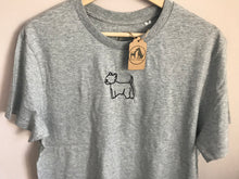 Load image into Gallery viewer, Embroidered Westie T-shirt - Gifts for west highland terrier lovers and owners