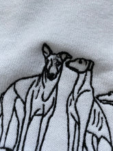 Load image into Gallery viewer, IMPERFECT Sighthound sweatshirt- WHITE S