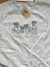 Load image into Gallery viewer, Embroidered Schnauzer Sweatshirt - For Miniature, Standard and Giant schnauzer owners
