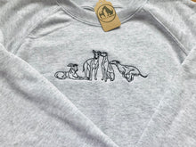 Load image into Gallery viewer, Embroidered Greyhound, Whippet, Lurcher, Sighthound, Galgo Sweatshirt