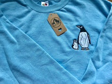 Load image into Gallery viewer, Embroidered Penguin Sweatshirt for Penguin Lovers