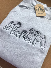 Load image into Gallery viewer, Embroidered Kerry Blue Terrier Sweatshirt - Gifts for Kerry lovers & owners