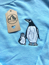 Load image into Gallery viewer, Embroidered Penguin Sweatshirt for Penguin Lovers
