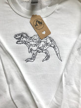 Load image into Gallery viewer, Embroidered T-Rex Dinosaur Sweatshirt
