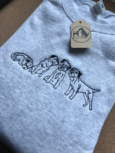 Load image into Gallery viewer, Embroidered Border Terrier Sweatshirt - Gifts for dog lovers & owners