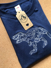 Load image into Gallery viewer, Dinosaur T-Rex Embroidered Unisex T-shirt