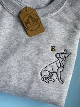Load image into Gallery viewer, Spring Boston Terrier Outline Sweatshirt - Gifts for Boston owners and lovers.