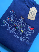 Load image into Gallery viewer, Festive Dog Zoomies Sweatshirt - Christmas dogs sweater for dog lovers