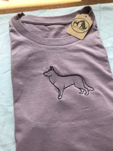 Load image into Gallery viewer, Embroidered GSD T-shirt - Gifts for german shepherd / Alsatian lovers and owners