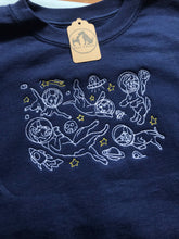 Load image into Gallery viewer, Intergalactic Dogs - Space dogs embroidered Sweatshirt / Hoodie for dog lovers