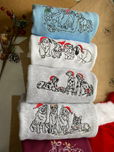 Load image into Gallery viewer, *ADD ON ITEM* add Santa hat/ reindeer antlers/ fairy lights to any of our silhouette style, doodle dogs and custom pieces!