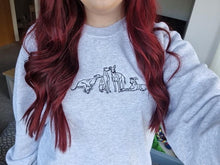Load image into Gallery viewer, Embroidered Greyhound, Whippet, Lurcher, Sighthound, Galgo Sweatshirt