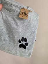 Load image into Gallery viewer, Custom Paw Print T-shirt (Chest)
