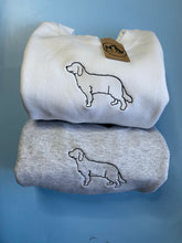 Load image into Gallery viewer, Embroidered Golden Retriever Silhouette Sweatshirt- Gifts for Goldie lovers and owners