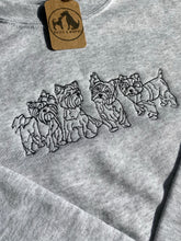 Load image into Gallery viewer, Embroidered Yorkie Sweater - Gifts for Yorkshire Terrier Lovers and owners