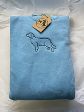Load image into Gallery viewer, Embroidered Golden Retriever Silhouette Sweatshirt- Gifts for Goldie lovers and owners
