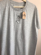 Load image into Gallery viewer, Fluffy Cat Organic T-shirt- Gifts for Persian/ rag doll lovers and owners.