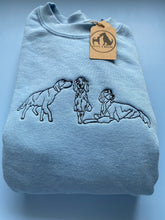 Load image into Gallery viewer, Embroidered Setter Sweatshirt- For Irish red setter, Gordon setter and English setter owners