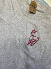 Load image into Gallery viewer, OLD STOCK alpaca T-shirt- grey L