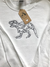 Load image into Gallery viewer, Embroidered T-Rex Dinosaur Sweatshirt