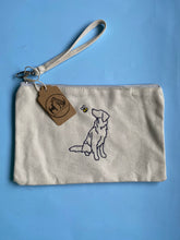 Load image into Gallery viewer, Spring Time Dog Accessories Pouch / Make up bag / travel bag / sewing bag.