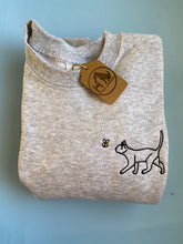 Load image into Gallery viewer, Spring Cat Outline Sweatshirt - Gifts for cat owners and lovers.
