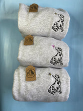 Load image into Gallery viewer, Spring Dalmatian Outline Sweatshirt - Gifts sporty dog owners and lovers.