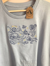Load image into Gallery viewer, Space Dogs Organic T-shirt- Gifts for dog lovers and owners.