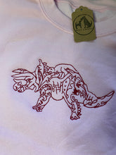 Load image into Gallery viewer, SAMPLE- DINOSAUR TRICERATOPS SWEATSHIRT - L& M