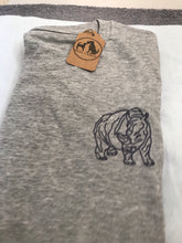 Load image into Gallery viewer, Organic Rhino T-shirt- Gifts for rhinoceros lovers