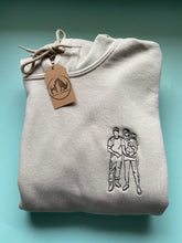 Load image into Gallery viewer, Custom Embroidered Human & Pet Sweatshirt - For Animal Lovers