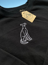 Load image into Gallery viewer, Embroidered Sighthound Sweatshirt- Gifts for Whippet, greyhound, galgo, lurcher lovers and owners
