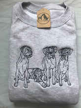 Load image into Gallery viewer, Embroidered Boxer Dog Sweatshirt - Gifts for boxer owners and lovers