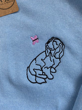 Load image into Gallery viewer, Cavalier Spaniel Outline Sweatshirt - Gifts for cavalier King Charles spaniel owners and lovers.